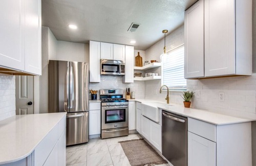 Aubrey House | Adorable Downtown Aubrey Home - Sleeps 7