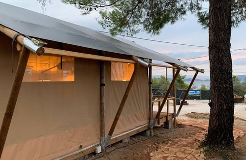 Petrothalassa Other | African Safari Canvas Lodge Tent Sea View