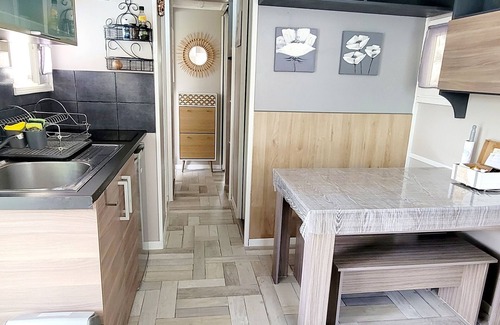 Milhaud Ski Chalet | Air-conditioned 2-bedroom chalet with pool, slide, garden, games.