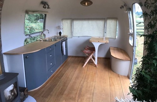 Liverton House | Airstream, vintage American caravan & Hottub