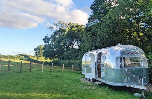 Ashburton House | Airstream, vintage American caravan & Hottub