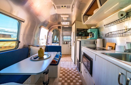 Valle House | Airstream w/ Private Hot Tub (Unit H) - 5 Person Airstream with Private Hot Tub