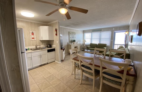 Surfside Beach Condo | Almost Heaven Oceanfront B Great Beach, Pier View, & Pet Friendly