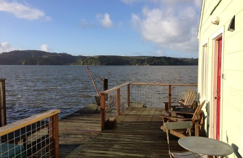 Marshall Cottage | Amazing Cottage Sitting Directly on Tomales Bay. Dogs OK.