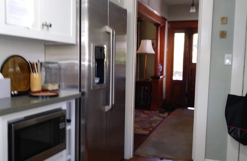 Belmont House | Amazing kitchen, deck, and new living room furniture. Awesome location!