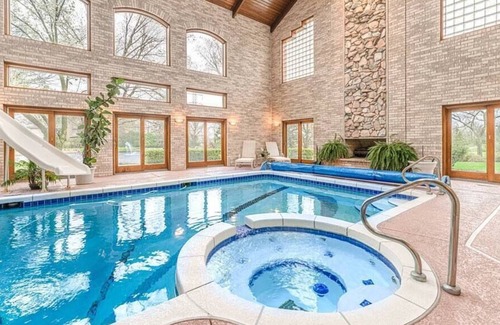 Frankfort House | Amazing Luxury Estate; Indoor Pool/Hot Tub, Arcade