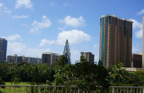 Waikiki Condo | Amazing Ocean view studio Inn on the park 21st floor(1month~)