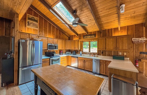 Swanton House | Amazing Outdoor Amenities: Tons of Seating, Dock, Hot Tub, Fire Pit + More