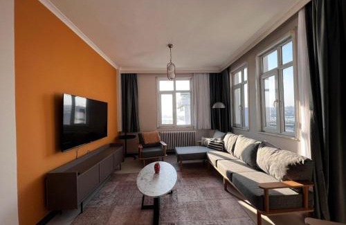 Galata Apartment | Amazing Sea View, Modern Design 4 BR Apartment in Karaköy