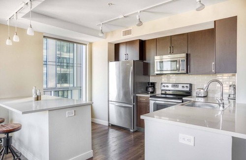 Theatre District Apartment | Amazing Theatre District 2BR w/W/D & Gym, nr Theaters, by Blueground