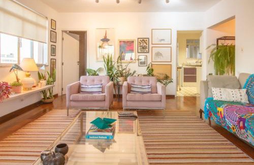 Bela Vista Apartment | Andar alto 2 quartos, 140m2 perto Av Paulista