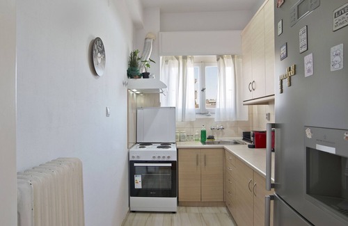 Kallithea Apartment | Andromaxi 2BR Apt near SNFCC, AC, WiFi