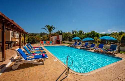 Latchi Villa | Androniki Luxury Villa Sea Views Pool BBQ WiFi A/C