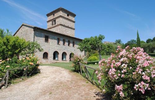 Monte Castello di Vibio Villa | Antico Casale in pietra con Piscina privata