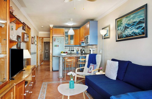 Playa del Aguila Apartment | Apartamento Sol Del Sur with Sea View, Pool, Wi-Fi & Garden