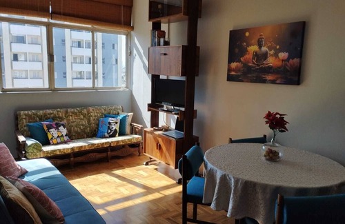 Santa Cecilia Apartment | Apartamento no Coração de SP - Prédio e Vizinhança Super Seguros!