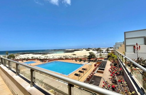 Los Lagos Apartment | Apartamento 1 dormitorio en playa Cotillo con FreeWifi, terraza con vistas a oceano