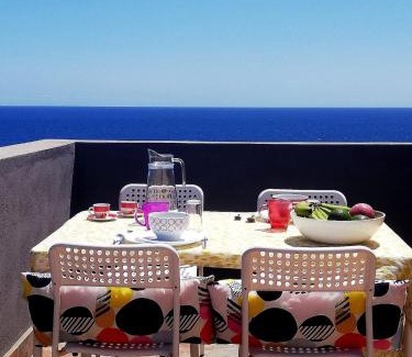 La Caleta Apartment | Apartamento La Caleta El Hierro Island terrace with incredible views