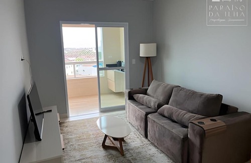 Real Apartment | Apartamento Varanda e Churrasqueira Pé na Areia PG