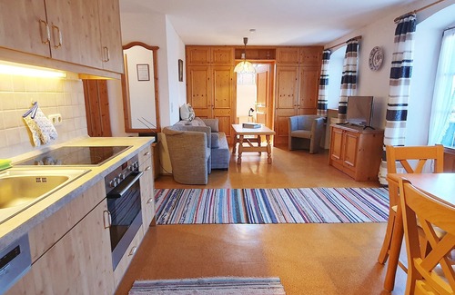 Seeon-Seebruck Apartment | Apartment 3, 66 sqm for 1-5 persons, 2 sep. Bedroom with balcony