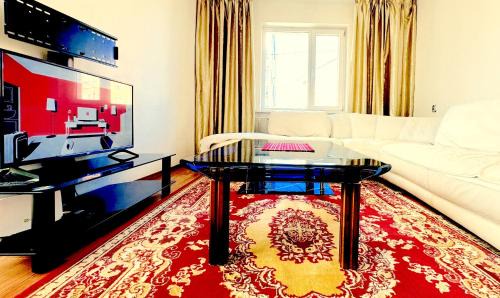 Downtown Ulaanbaatar Apartment | Apartment 44, spacious living area, separate kitchen & 1 bedroom
