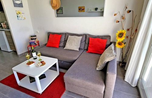 Morro Jable Apartment | Apartment BUENA VISTA (Palm Garden) Morro Jable, sea view, pool