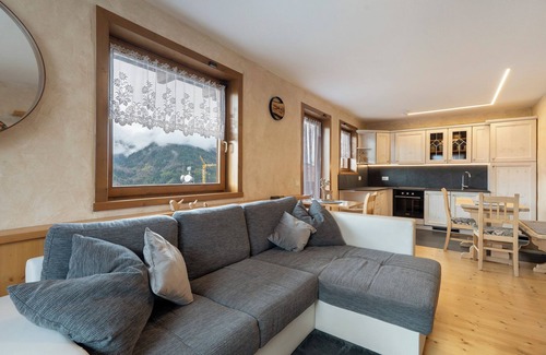 Cavalese Apartment | Apartment 'Casa Elisabeth' with Mountain View, Shared Garden and Balcony