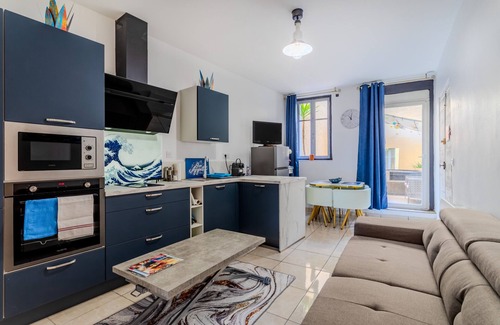 Rivesaltes Apartment | Apartment 'Esprit Tahiti' with Wi-Fi