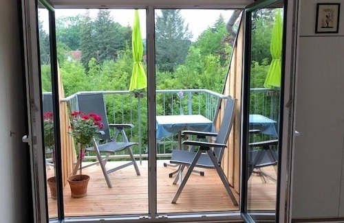 Neuses Apartment | Apartment "family" (85sqm) with balcony and garden use