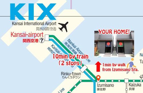 Izumisano Apartment | Apartment Hotel STAY THE OSAKA