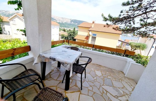 Baska Apartment | Apartment in Baška with Seaview, Terrace, Air condition, WIFI (3494-4)