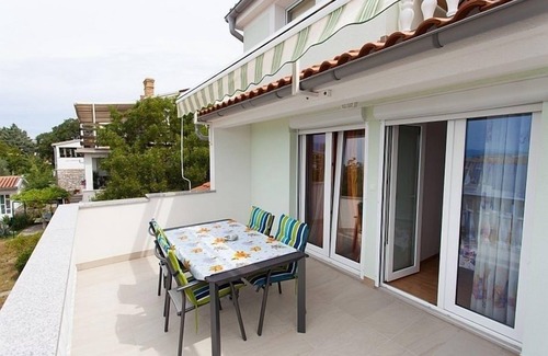 Municipality of Omisalj Apartment | Apartment in Omišalj with Seaview, Terrace, Air condition, WIFI (3623-2)