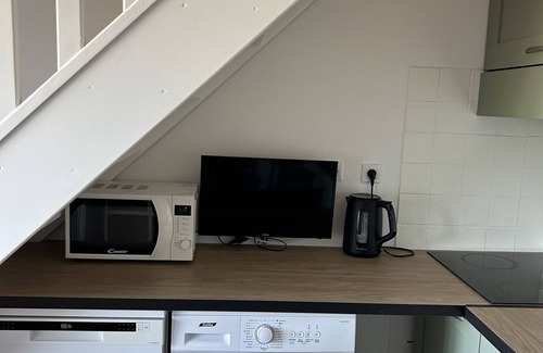 Moriani-Plage Apartment | Apartment in residence with swimming pool and private beach