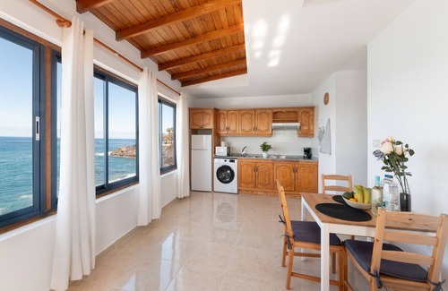 Puerto Naos Apartment | Apartment 'La Bayana - 8' with Sea View, Shared Pool and Wi-Fi