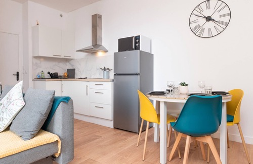Lorient Apartment | Apartment 'Lorient T2, City Center, Train Station' with Wi-Fi - Breizh Key