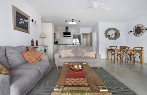 Playa Blanca Apartment | Apartment Puerto Chico 3 with Sea View, Pool, Terrace & Wi-Fi