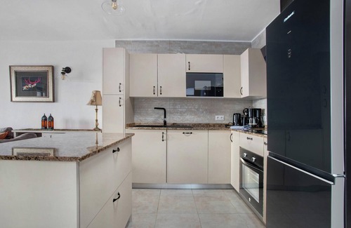 Playa Blanca Apartment | Apartment Puerto Chico 3 with Sea View, Pool, Terrace & Wi-Fi