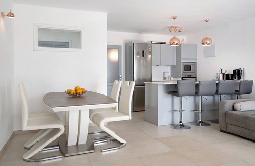 Playa Blanca Apartment | Apartment "Puerto Chico E" with Sea View, Shared Pool, Terrace & Wi-Fi