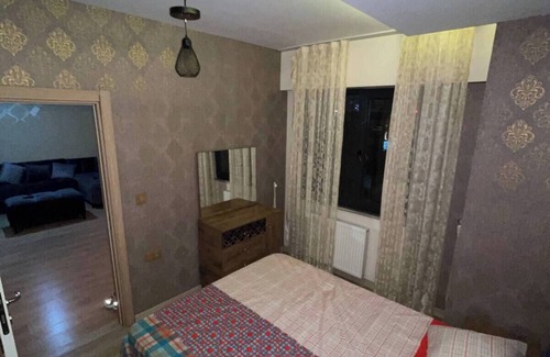 Esenyurt House | Apartment room and salon within a block with a pool and gym