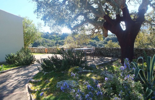 Aglientu Apartment | Apartment 'Rosmarino' with Shared Pool, Private Garden and Air Conditioning