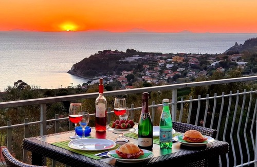 Ricadi Apartment | Apartment surrounded by Nature with a view of the Coast of the Gods