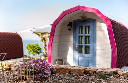 Castel Di Tusa RV Rental | Apartment 'Terreditusa - Bungalow Melograno' with Sea View, Wi-Fi and Air Conditioning