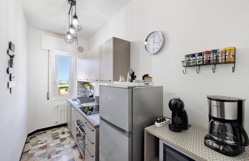 Pietra Ligure Apartment | Apartment 'Vista Mare A 150 Mt Dalla Spiaggia' with Sea View, Private Terrace and Air Conditioning