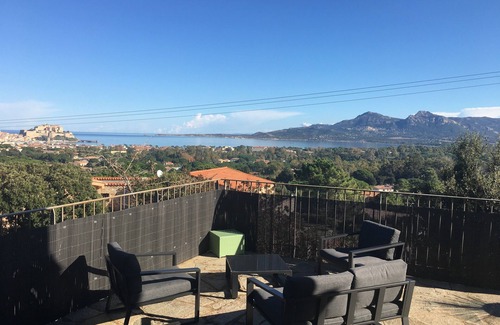 Calvi Apartment | Apartment with exceptional view of Calvi Bay