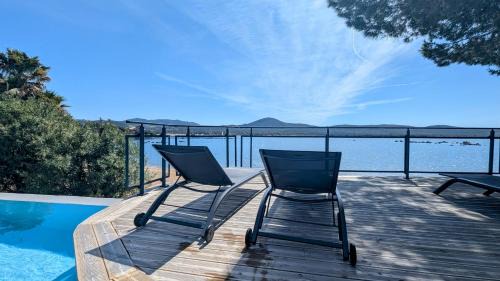 Pianotolli-Caldarello Apartment | Appart 70m2 avec loggia, piscine à débordement vue mer