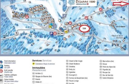 Bisanne 1500 Apartment | Appartement cosy avec piscine - 4 pers, balcon, parking - près des Saisies - FR-1-594-156