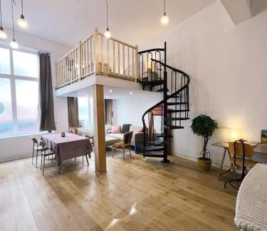 Jacquard - Prefecture Apartment | Appartement studio loft cosy centre st Etienne