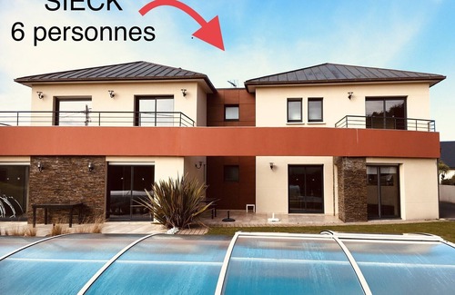 Santec Villa | Appt 6 pers 3* - Piscine chauffée en saison - plage à 300m