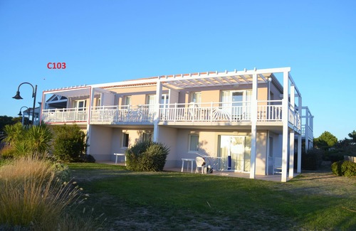 Chateau-d'Olonne Apartment | APPT C103- Apt Waterfront, 2 heated pools, family residence