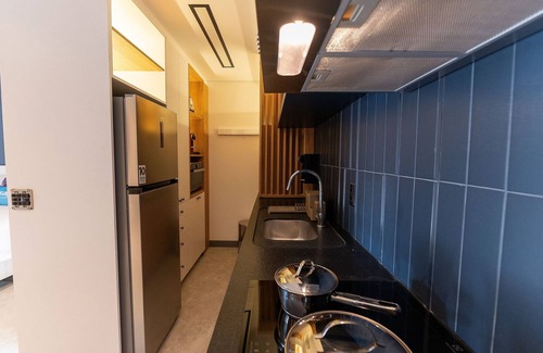 Centro Apartment | Apto completo 62 m² - Com closet e cozinha completa